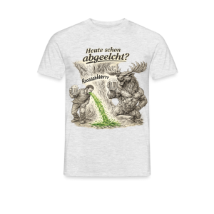 T-Shirt Herren Männer Herrentag Vatertag JGA Bier Elch "Heute schon abgeelcht?" Party